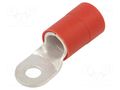 Tip: ring; M10; Ø: 11mm; 95mm2; crimped; for cable; insulated; tinned ERKO KOE-10-95/20