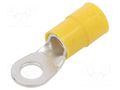 Tip: ring; M8; Ø: 8.5mm; 25mm2; crimped; for cable; insulated; tinned ERKO KOE-8-25/50