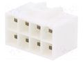 Connector: wire-board; socket; male; 600V; PIN: 8; on PCBs; tinned JST B08P-VL