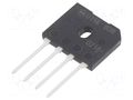 Bridge rectifier: single-phase; Urmax: 800V; 15A; flat; D6K; THT SHINDENGEN US15KB80R-7000