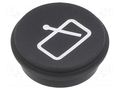 Button; round; Ø21mm; black; 09 EAO 09-0S12.0097