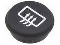 Button; round; Ø21mm; black; 09 EAO 09-0S12.0636A