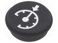 Button; round; Ø21mm; black; 09 EAO 09-0S12.2047