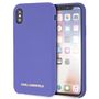 Karl Lagerfeld Silicone iPhone X/Xs Case - Purple, Karl Lagerfeld 3700740435540 3700740435540