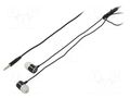 Headphones with microphone; black; Jack 3,5mm; in-ear; 0.9m GEMBIRD MHS-EP-001