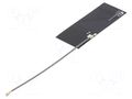 Antenna; ISM,LoRa,RF,SIGFOX,ZigBee; 2.7dBi,3.6dBi; glued; U.FL 2J Antennas F0415P010MC137UFL