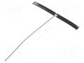 Antenna; 2G,3G,4G,GSM,LTE; 0.2dBi,2.2dBi,4.5dBi; glued; MC137 2J Antennas F0924P015MC137UFL
