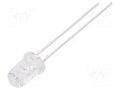 LED; UV-A; 25°; 15mA; 395nm; 2.8÷4VDC; THT; Front: convex; 270mcd LUCKYLIGHT LL-504UVAC2V-Q5D