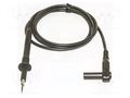 Test lead; 20A; probe tip,angular banana plug 4mm; Urated: 1kV MUELLER ELECTRIC BU-4062-N-39-0