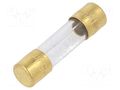 Fuse: fuse; 250mA; 250VAC; time-lag; cylindrical,glass; 5x20mm; SMD SCHURTER 0034.5611.11