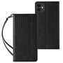Magnet Strap Case for iPhone 13 Pouch Wallet + Mini Lanyard Pendant Black, Hurtel 5907769341915 5907769341915