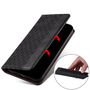 Magnet Strap Case Case for Samsung Galaxy A12 5G Pouch Wallet + Mini Lanyard Pendant Black, Hurtel 5907769342011 5907769342011