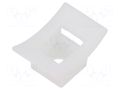 Holder; screw; polyamide,polyamide 6.6; natural; cable ties HELLERMANNTYTON LKC-PA66-NA