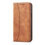 Magnet Fancy Case Case for iPhone 12 Pro Max Pouch Wallet Card Holder Brown, Hurtel 5907769341618 5907769341618