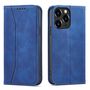 Magnet Fancy Case Case for iPhone 13 Pro Max Pouch Card Wallet Card Holder Blue, Hurtel 5907769341687 5907769341687