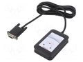 RFID reader; 4.3÷5.5V; RS232; antenna; Range: 100mm; 88x56x18.5mm ELATEC T4BT-FR2BEL6