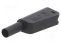 Accessories: case; 19A; black; 55.4mm; for banana plugs STÄUBLI KT-SL-4-39-21