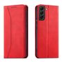 Magnet Fancy Case Case for Samsung Galaxy S22 + (S22 Plus) Pouch Wallet Card Holder Red, Hurtel 5907769341786 5907769341786