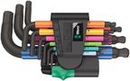 950/9 Hex-Plus Multicolour 2 L-key set, metric, BlackLaser, 1 x 1.5x50; 1 x 2.0x56; 1 x 2.5x63; 1 x 3.0x71; 1 x 4.0x80; 1 x 5.0x90; 1 x 6.0x100; 1 x 8.0x112; 1 x 10.0x125, Wera 05133164001