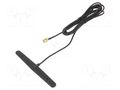 Antenna; ISM,LoRa,RF,SIGFOX,ZigBee; 2.5dBi; glued; 863÷870MHz 2J Antennas 5115P868300SMA