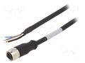 Cable: for sensors/automation; M12; PIN: 5; straight; 1.5m; plug MUELLER ELECTRIC BU-1682935