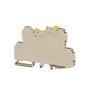 Test-disconnect terminal, Screw connection, 2.5 mm², 400 V, 10 A, Pivoting, Cross-disconnect: without, Integral test socket: Yes, TS 35, dark beige Weidmuller 9528070000 04008190899028