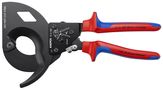 KNIPEX 95 31 280 Cable Cutter (ratchet action) with multi-component handles black lacquered 280 mm 95 31 280 4003773043942