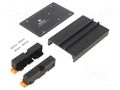 Enclosure: DIN rail mount bracket; Arduino Mega; PVC DFROBOT DF-DFR0191-R