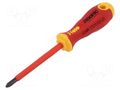 Screwdriver; insulated; Phillips; PH2; ERGONIC® FELO FL41420390