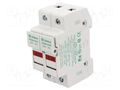 Fuse holder; 10.3x38mm; for DIN rail mounting; 30A; 600V; Poles: 2 LITTELFUSE LPSC0002ZXID