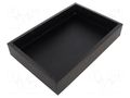 Enclosure: enclosure base; X: 203mm; Y: 305mm; Z: 51mm; 1441; steel HAMMOND HM-1441-22BK3
