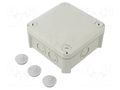 Enclosure: junction box; X: 114mm; Y: 114mm; Z: 58mm; IP67; T 60 OBO BETTERMANN OBO-2007910