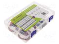 Diode: LED-kit; THT; 5mm; 160pcs; 1.8÷2.4/2.7÷3.4VDC; plastic box OPTOSUPPLY OKLEDT50606B