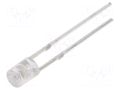LED; green; 3mm; 250÷330mcd; 140°; Front: recessed; 2.7÷3.2VDC OPTOSUPPLY OSG58A3FE1F