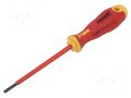 Screwdriver; insulated; slot; 4x0.8mm; ERGONIC® FELO FL41304090