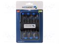 Precision; Phillips,slot; 6pcs; Screwdriver: precision-set HÖGERT TECHNIK HT1S272