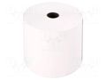 Office supplies: thermal roll; white; W: 80mm; L: 80m; Ø: 80mm; 10rl. QOLTEC QOLTEC-51889