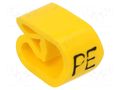 Markers; Marking: +; 8÷16mm; PVC; yellow; -30÷60°C; leaded; PA-3 PARTEX PA-30006AV40.+