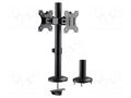 Monitor holder; 8kg; 17÷32"; Arm len: 52mm; for two monitors LOGILINK BP0109