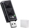 USB 2.0 Card Reader, black - reads SD, SDHC and SDXC memory cards, also reads microSD and T-Flash cards with separate adapter 95682