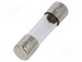 Fuse: fuse; 500mA; 220VAC; quick blow; cylindrical,glass; 5x20mm SCHURTER 7010.3280