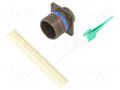 Connector: military; socket; male; PIN: 37; straight; crimped; 5A AMPHENOL AIR D38999/20WD35PN
