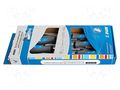 Kit: screwdrivers; Phillips,slot; TBI; cardboard packaging,box UNIOR UNIOR-614007