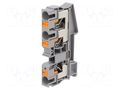 Splice terminal: rail; PT; 57A; 1kV; for DIN rail mounting; grey PHOENIX CONTACT PT10-TWIN