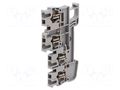 Splice terminal: rail; for DIN rail mounting; spring clamp; grey PHOENIX CONTACT STIO2.5/3-2B/L