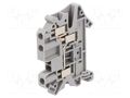 Splice terminal: rail; screw terminal; grey; polyamide; 0.14÷6mm2 PHOENIX CONTACT UT4-TWIN
