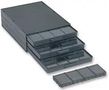 CABINET, 3DRAWER, BLACK, ESD 48 CONT A1-4 ESD 16