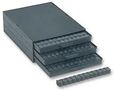CABINET, 3DRAWER, BLACK, ESD 432 CONT A1-4 ESD 144