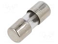 Fuse: fuse; 1A; 350VAC; time-lag; cylindrical,glass; 5x15mm; 2JS BEL FUSE 2JS-1-R