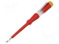 Screwdriver: voltage tester; insulated; 3x0.5mm; 220÷250VAC PROXXON PR22390